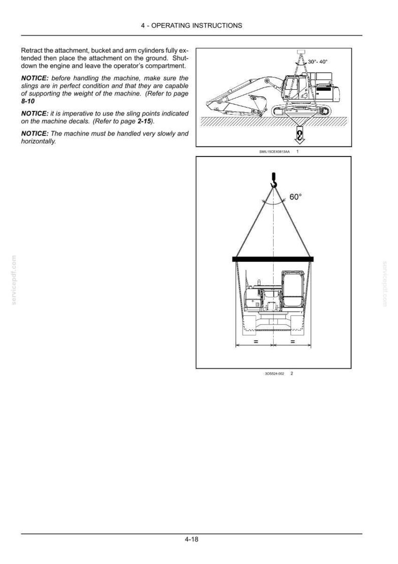 Manuel d'utilisation du conducteur de pelle sur chenilles New Holland E215C EVO Manuel d'utilisation | Téléchargement instantané du PDF image 7