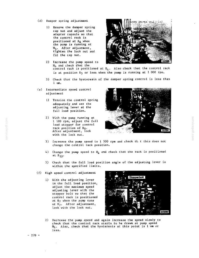 Mitsubishi 4DR5, 6DR5 Industrial Diesel Engine Service Repair Workshop Manual | Instant PDF Download image 9