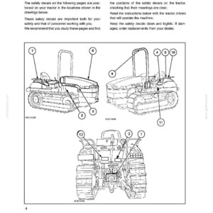 New Holland Tk76, TK85, TK85M Tractor Operator Owners Operation Manual | Instant PDF Download image 4