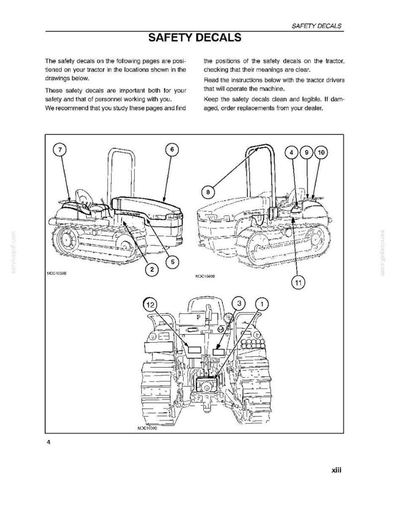 New Holland Tk76, TK85, TK85M Tractor Operator Owners Operation Manual | Instant PDF Download image 4