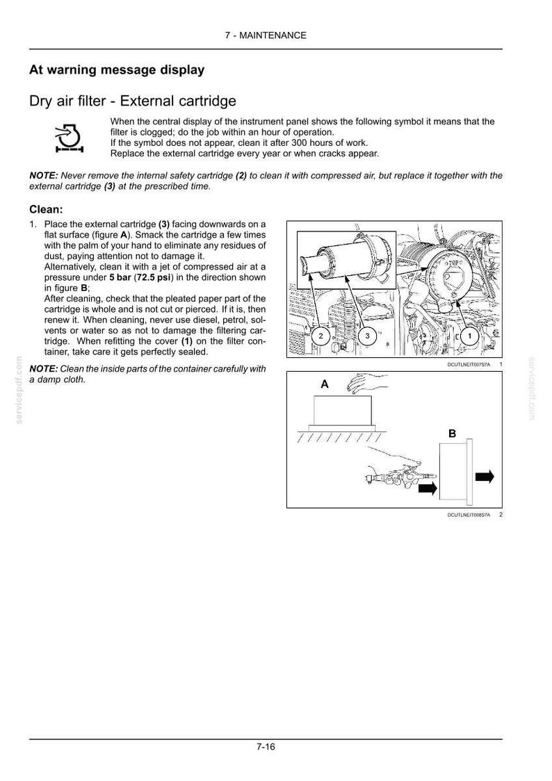 Manual de operación y mantenimiento del tractor New Holland T4.115 / Descarga instantánea en PDF imagen 8
