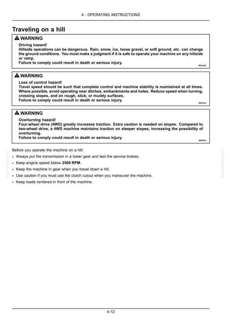 New Holland U80C Tier 4B (final) Tractor Loader Operator Owners Operation Manual | Instant PDF Download image 6