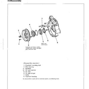 Mitsubishi 6d22, 6d22-T, 6D22-TC dieselmotorer, service och reparation, verkstadsmanual | Direkt PDF-nedladdning bild 4