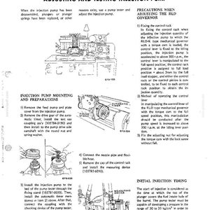 Nissan FD6, FD6T Diesel Engine Service Repair Workshop Manual | Instant PDF Download image 7