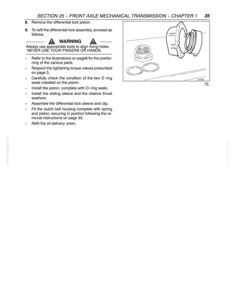 New Holland Tn65f, Tn70f, Tn75f, Tn80f, TN90F, TN95F Tractor Service Repair Workshop Manual | Instant PDF Download image 6