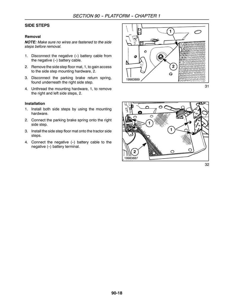 New Holland TC21DA, TC24DA Tractor Service Repair Workshop Manual | Instant PDF Download image 11