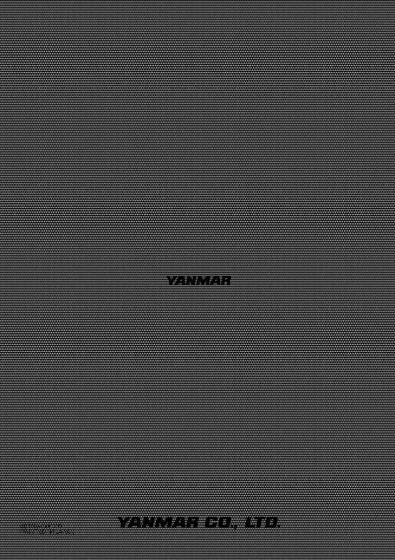 May include: Dark gray background with horizontal lines. The word "YANMAR" is centered horizontally. Below, the text "YANMAR CO., LTD." is on the right, with additional text on the left.