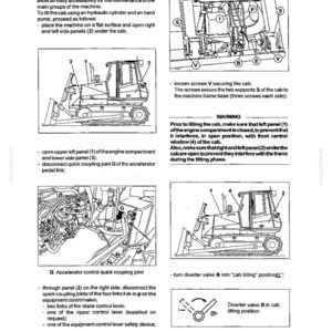 Manual de operación y mantenimiento para el operador de la New Holland DC150, DC150 LGP Construction / Descarga instantánea en PDF imagen 7