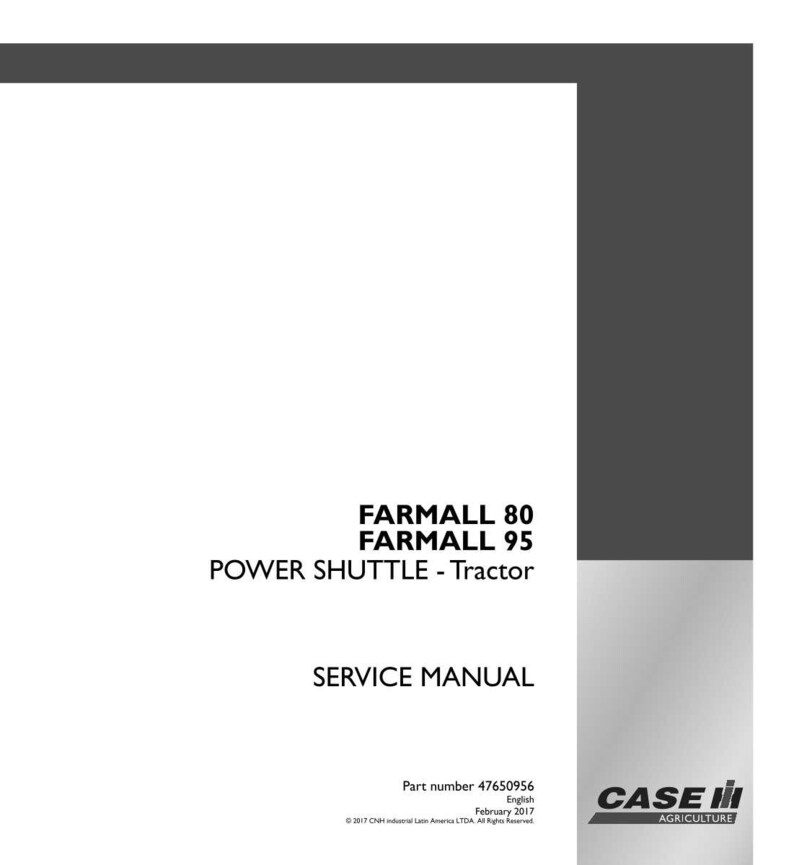Case Farmall 80, 95 Power shuttle 12x12 traktor Service och reparation Verkstadsmanual PDF | Direkt PDF-nedladdning bild 3