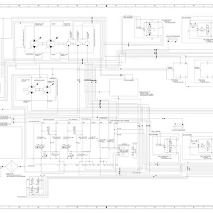 May include: A detailed technical diagram with numerous interconnected components, lines, and symbols, likely an engineering schematic. The diagram is printed on a white background with black lines and text. The title at the bottom reads "SPEEDROWER 1207 SELF-PROPELLED WINDROWERS".
