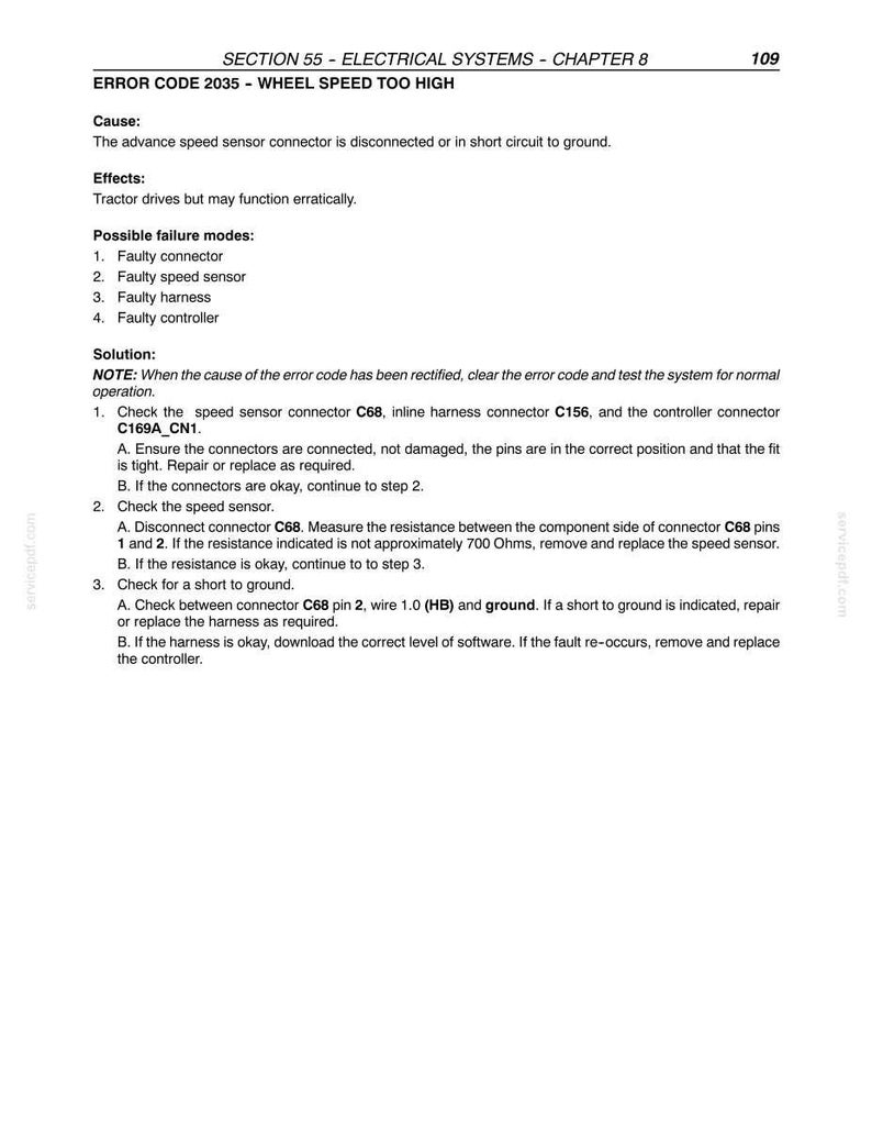 New Holland Tl80a, TL90A, TL100A Tractor Service Repair Workshop Manual | Instant PDF Download image 9