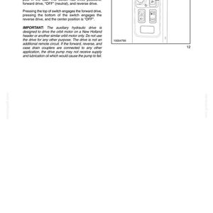 May include: A technical manual page titled SECTION 5 - OPTIONAL ACCESSORIES. It features text describing an electrical control system with a switch and flow control knob, accompanied by a diagram labeled 1 and 2 showing the control panel layout.