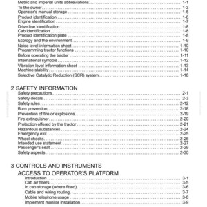 Steyr 6270, 6300 Terrus CVT Stage IV Tractor Operator Owners Operation Manual | Instant PDF Download image 5