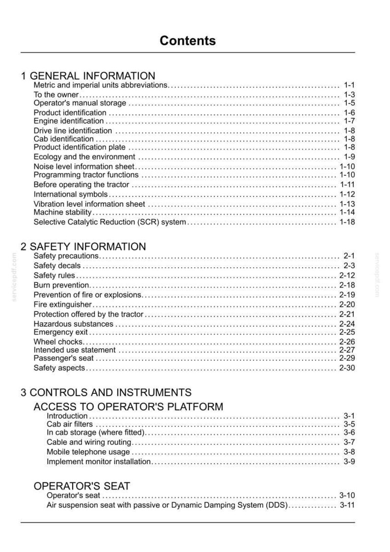 Steyr 6270, 6300 Terrus CVT Stage IV Tractor Operator Owners Operation Manual | Instant PDF Download image 5