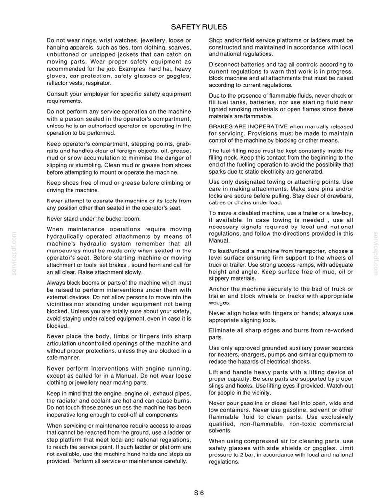 New Holland LW270.B Hjullastare – Användarmanual | Direkt PDF-nedladdning bild 4