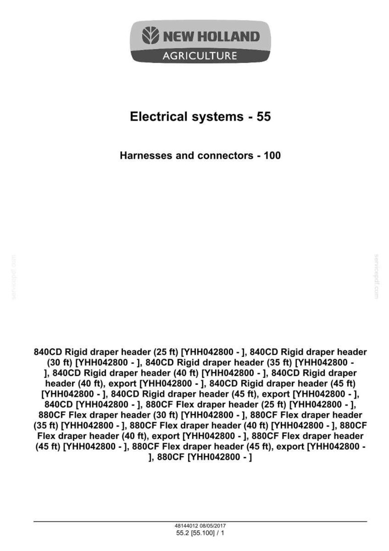 New Holland 840CD, 880CF Draper Header Service Repair Workshop Manual | Instant PDF Download image 6