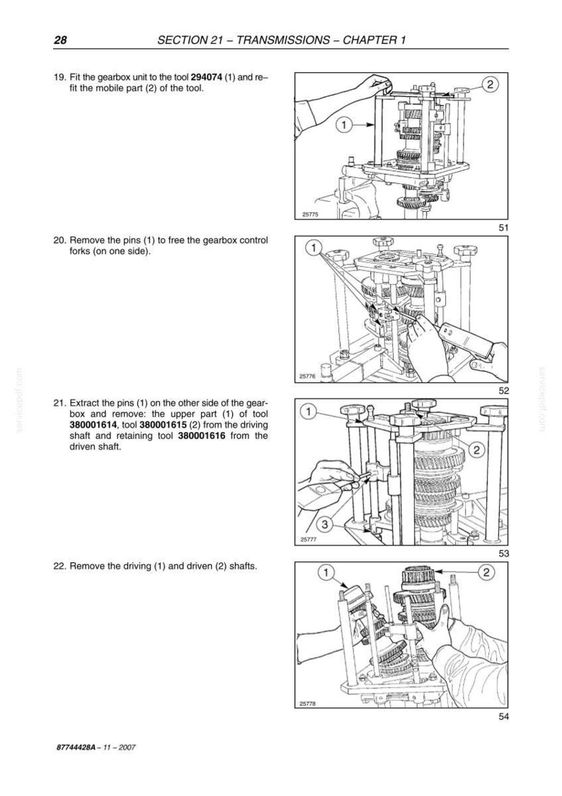 Manual de servicio y reparación para tractores New Holland T4040 y T4050 / Descarga instantánea en PDF imagen 5