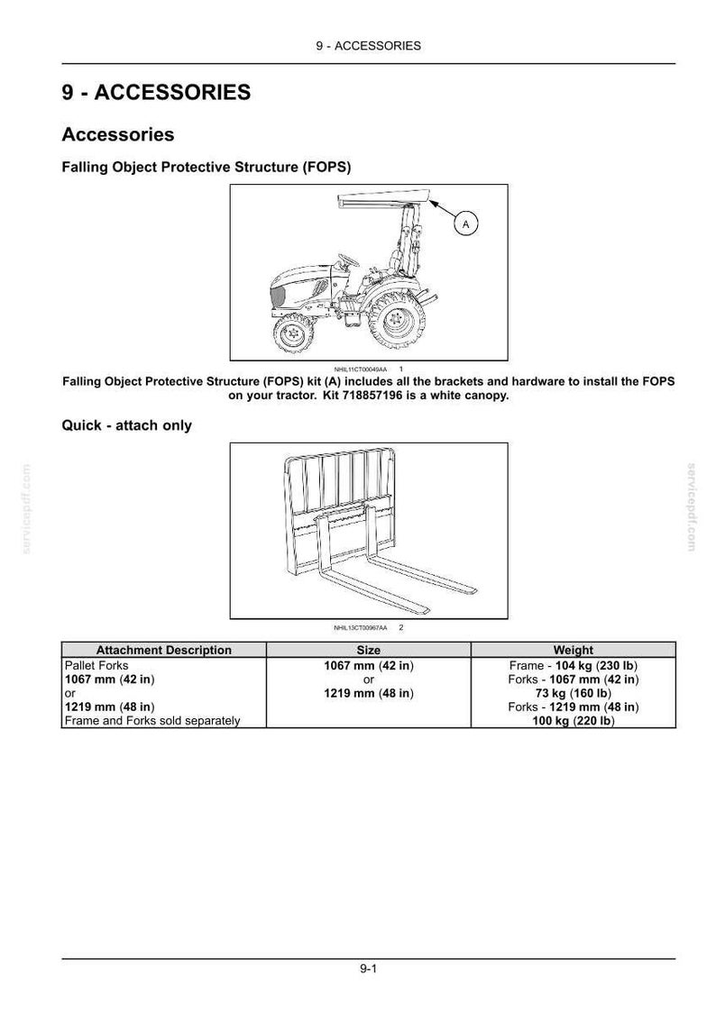 New Holland 200LC Loader Operator Owners Operation Manual | Instant PDF Download image 10