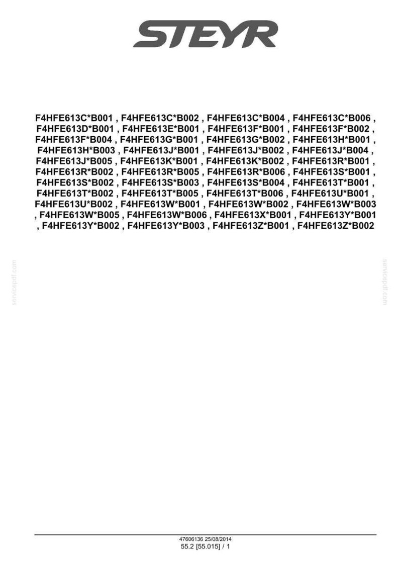 Steyr Nef Tier 4B ( final ) F4DFE413, F4DFE613, F4HFE413, F4HFE613 Motor Wartungsheft Reparatur Werkstattheft | PDF-Download Bild 7