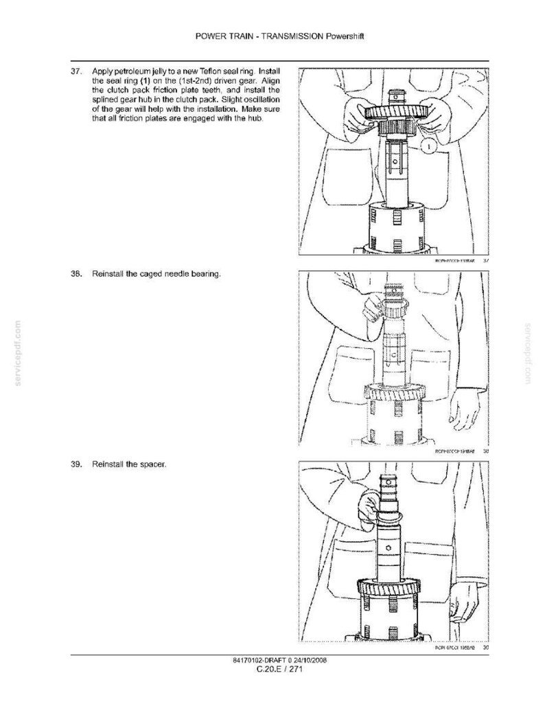 New Holland T8010, T8020, T8030, T8040, T8050 Tractor Service Repair Workshop Manual | Instant Pdf Download | Market: North America image 8