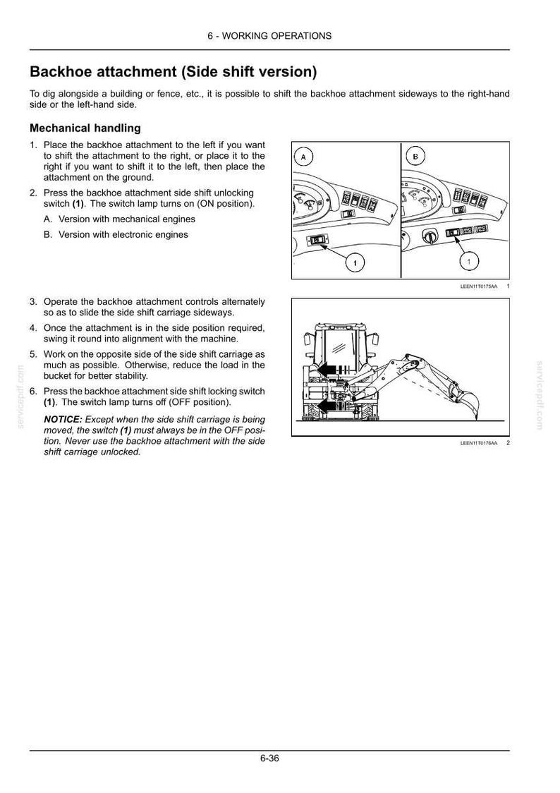New Holland B90b, B100b, B110b, B115b LR TC Tier 3 Tractor Operator Owners Operation Manual | Instant PDF Download image 7