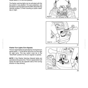 Manual de operación y mantenimiento del tractor New Holland T2410 y T2420 / Descarga instantánea en PDF imagen 5