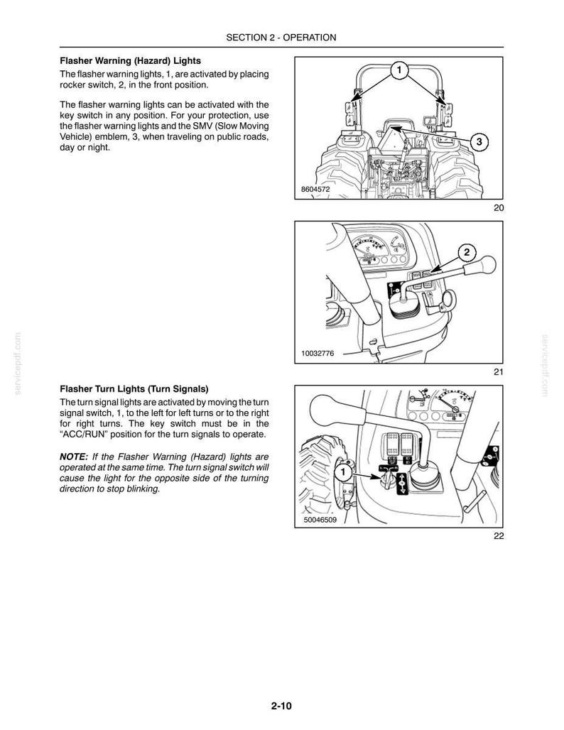 Manual de operación y mantenimiento del tractor New Holland T2410 y T2420 / Descarga instantánea en PDF imagen 5
