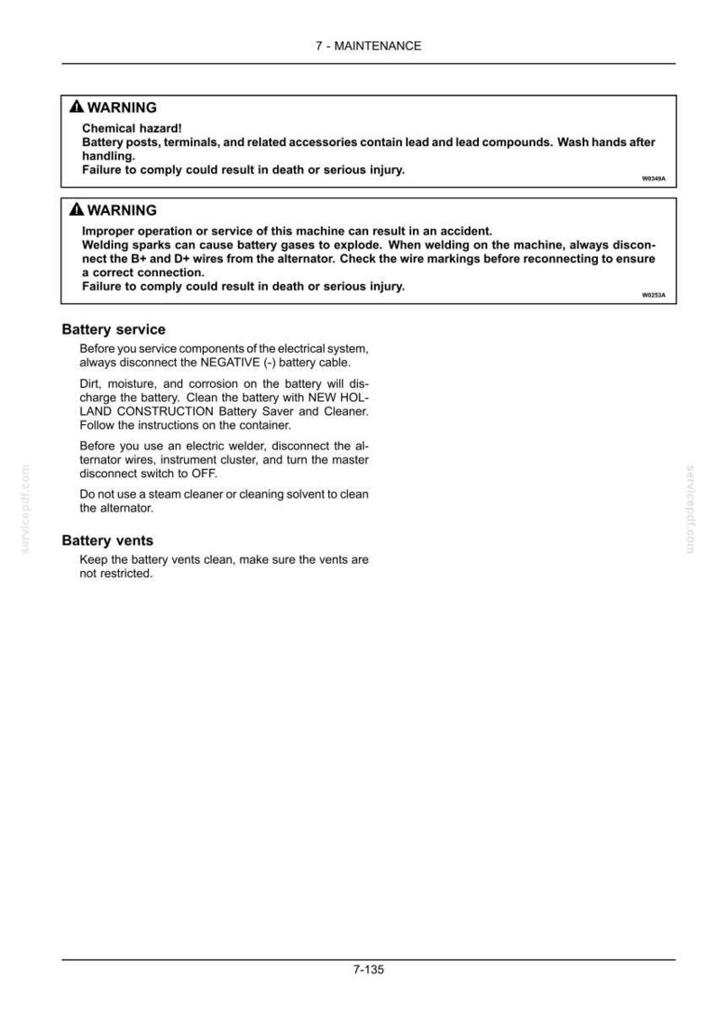 New Holland W170C Stage IV Wheel Loader Operator Owners Operation Manual | Instant PDF Download image 10