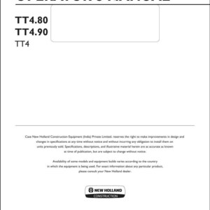 New Holland B80B Backhoe Loader Operator Owners Operation Manual | Instant PDF Download image 11