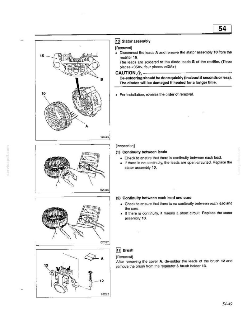 Mitsubishi 6d1, 6d14, 6d14-T, 6d15-T, 6d16, 6d16-T, 6D16-TL Diesel Engine Service Repair Workshop Manual | Instant PDF Download image 9