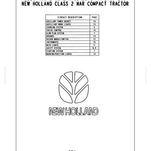 New Holland T2210, T2220 Tractor Operator Owners Operation Manual | Instant PDF Download image 9
