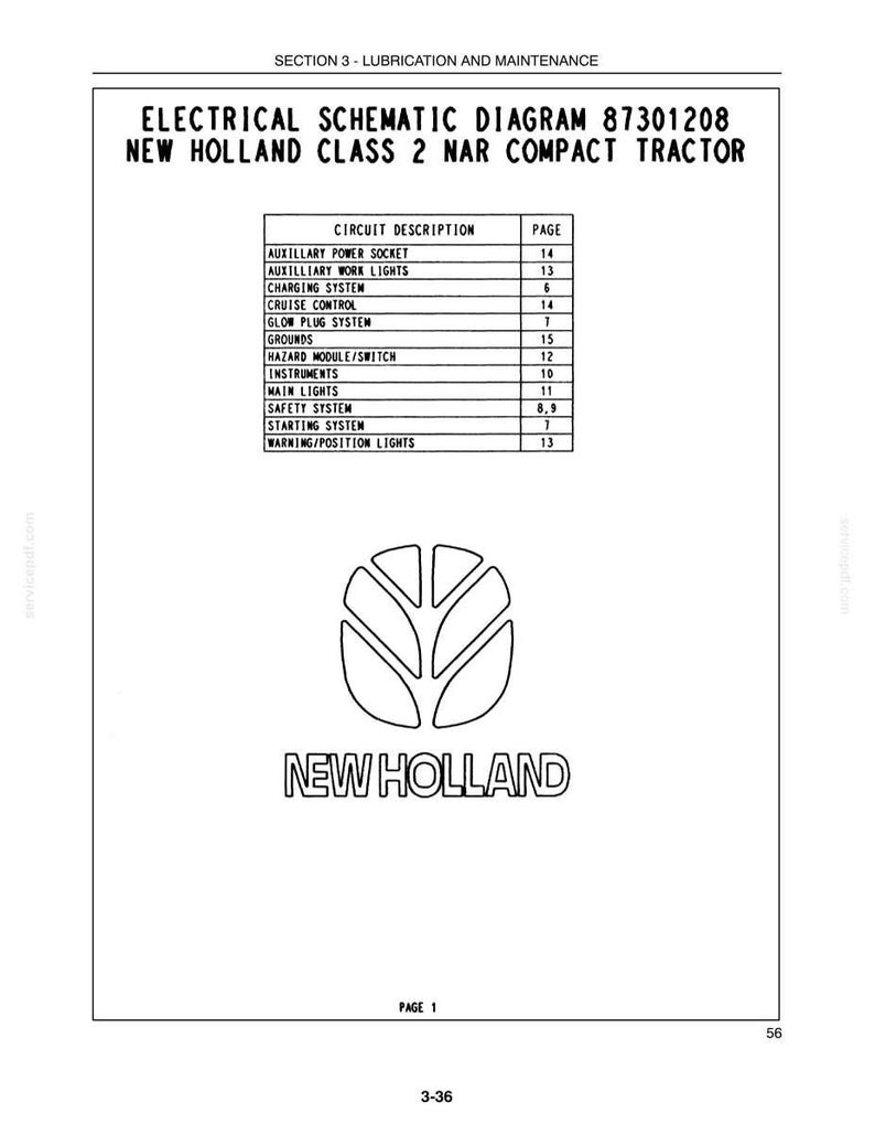 New Holland T2210, T2220 Tractor Operator Owners Operation Manual | Instant PDF Download image 9