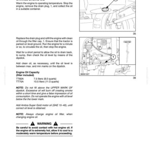 New Holland TT60A, TT75A Tractor Operator Owners Operation Manual | Instant PDF Download image 8