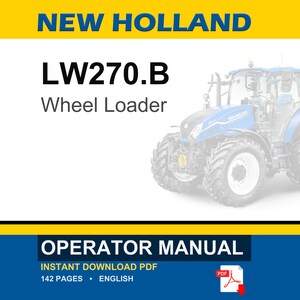 New Holland LW270.B Hjullastare – Användarmanual | Direkt PDF-nedladdning bild 1