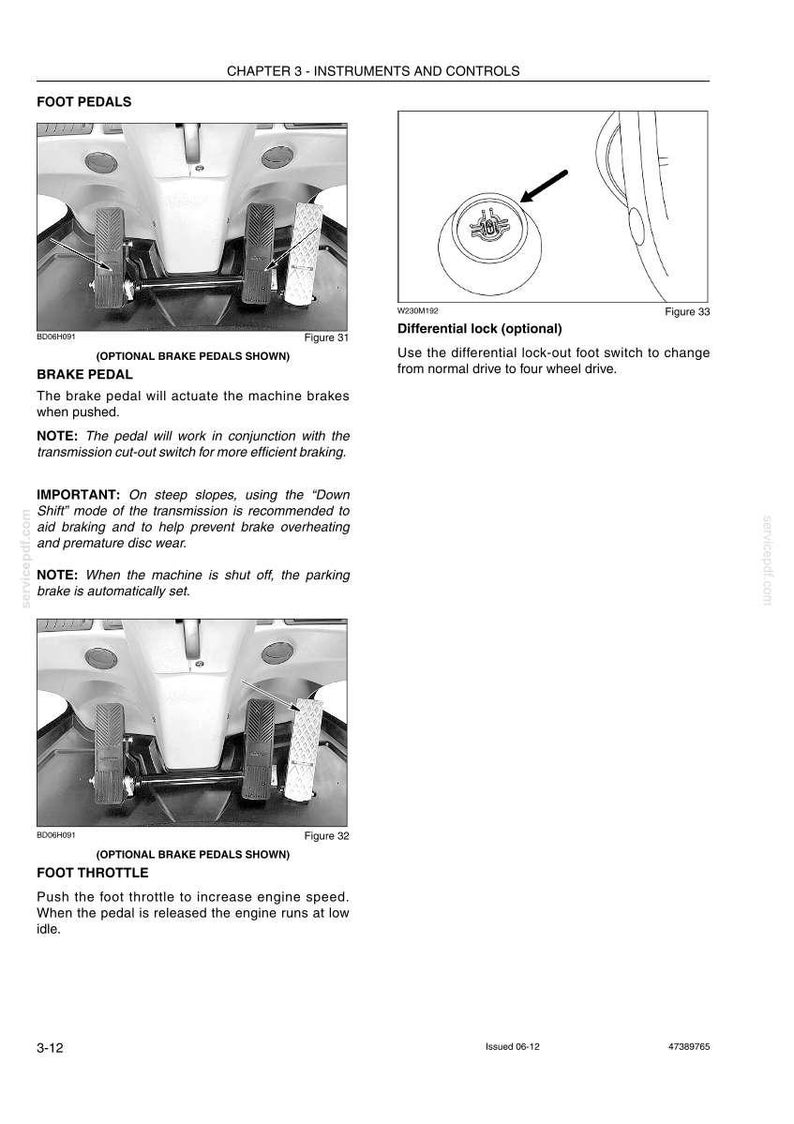 New Holland W190C Wheel Loader Operator Owners Operation Manual | Instant PDF Download image 5