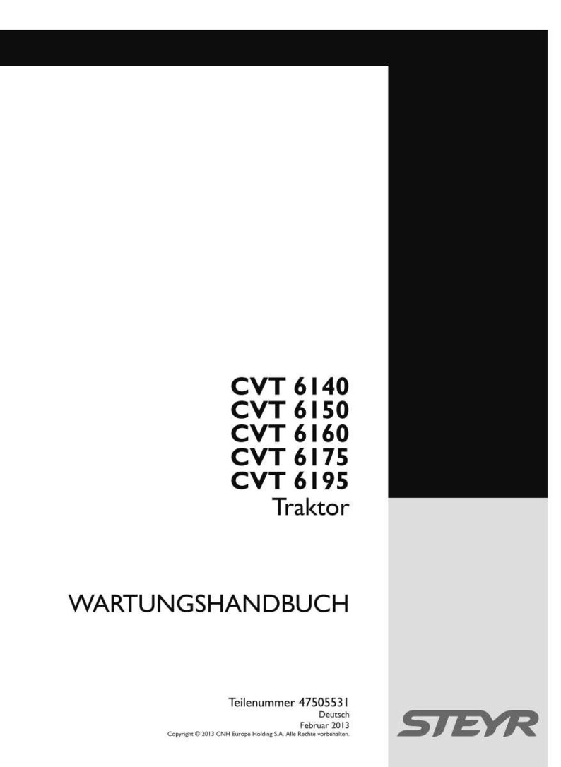 Steyr Cvt 6140, Cvt 6150, Cvt 6160, Cvt 6175, Cvt 6195 Traktor Wartungshandbuch Reparatur Werkstatthandbuch | PDF-Download image 2