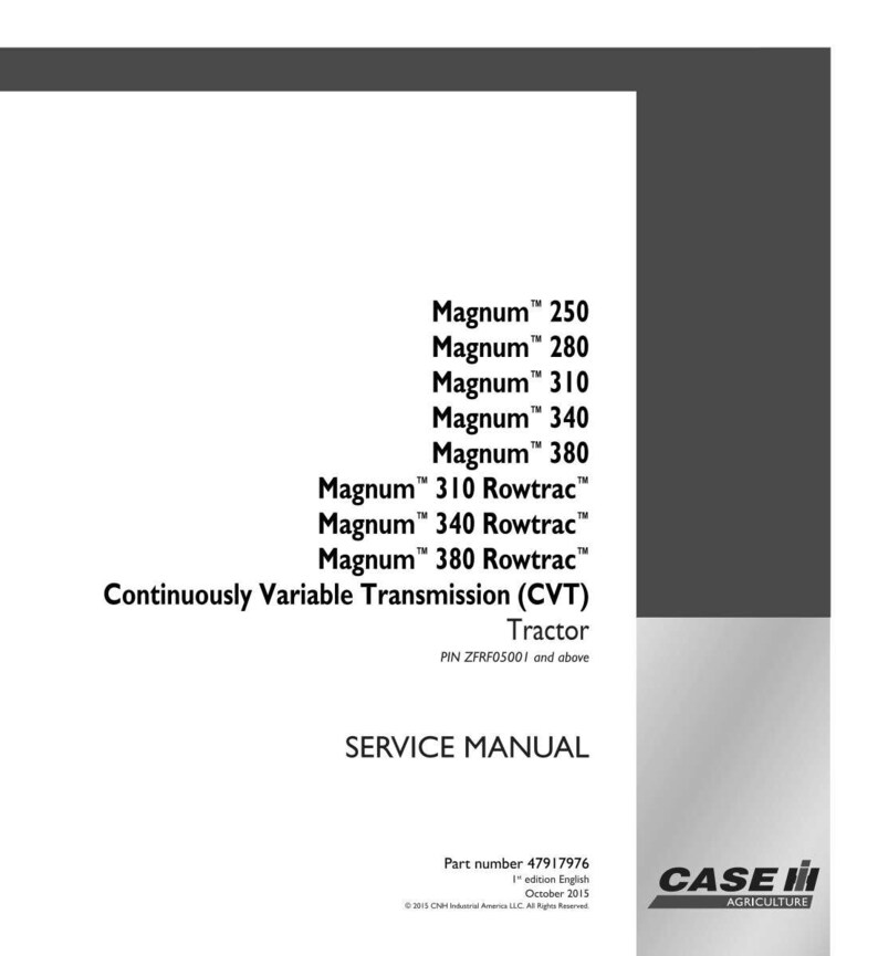 Case Magnum 250, 280, 310, 340, 380 Rowtrac traktor service- och reparationshandbok | Direkt PDF-nedladdning bild 3