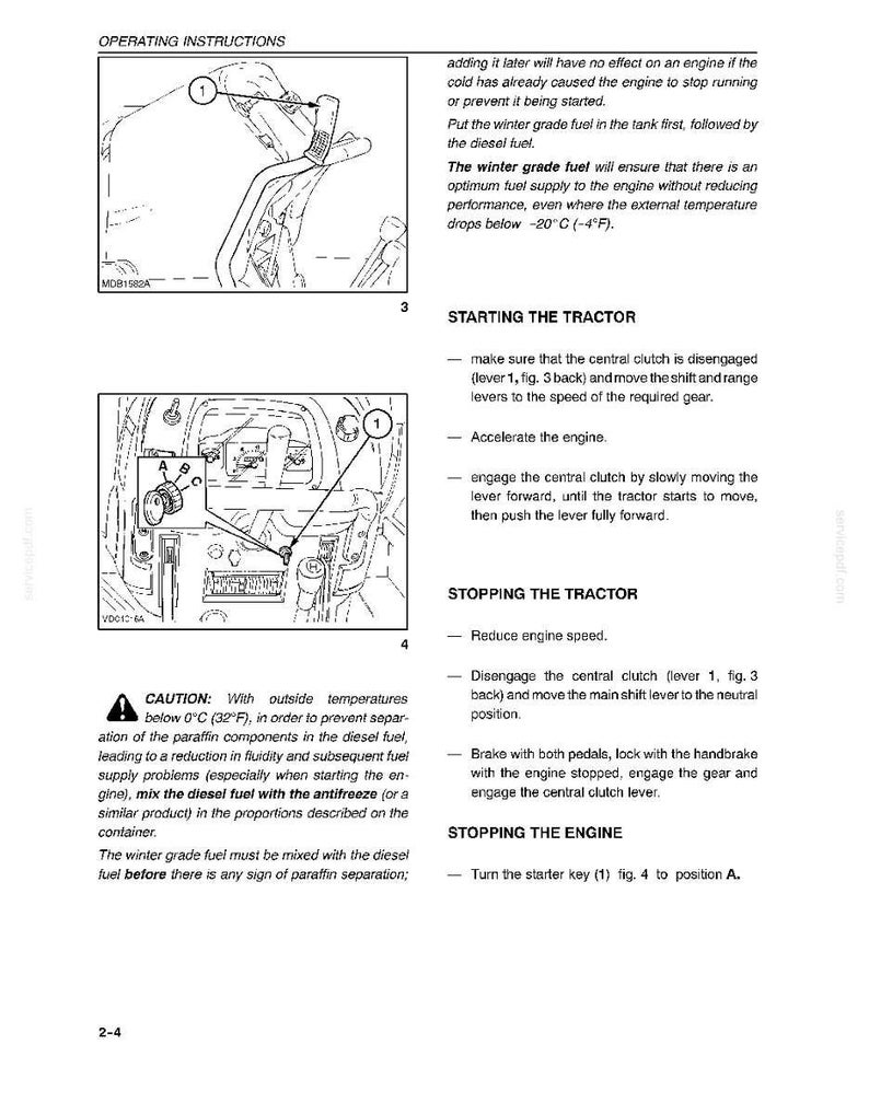 New Holland Tk76, TK85, TK85M Tractor Operator Owners Operation Manual | Instant PDF Download image 5