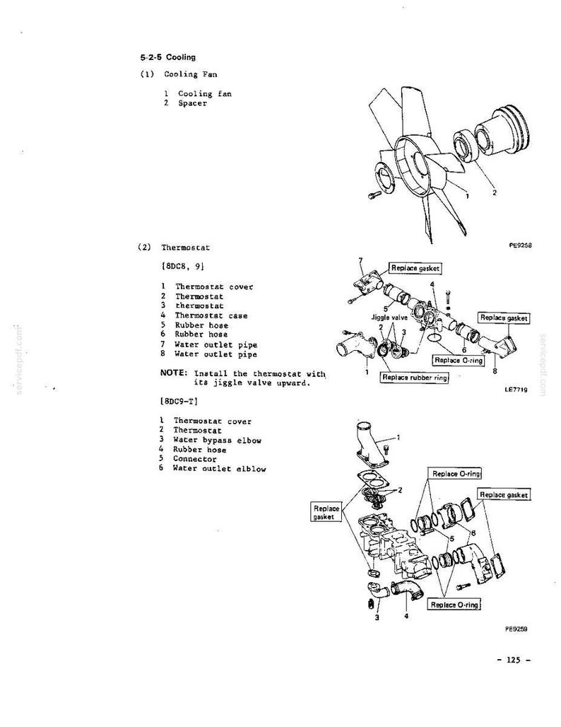 Mitsubishi 8dc8, 8DC9 DC Diesel Engine Service Repair Workshop Manual | Instant PDF Download image 6