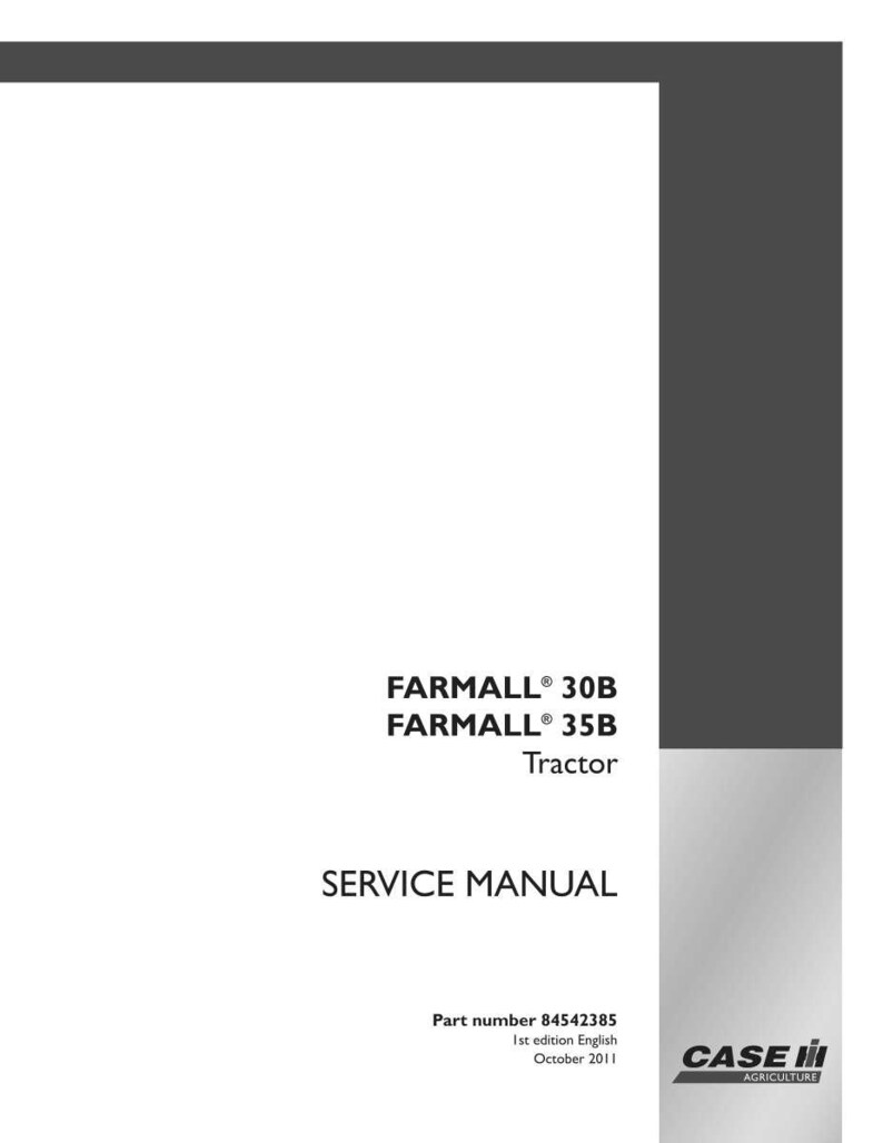 K&ouml;nnte beinhalten: Wei&szlig;es Servicehandbuch f&uuml;r Farmall 30B und 35B Traktoren. Auf dem Cover steht "FARMALL 30B FARMALL 35B Tractor SERVICE MANUAL". Teilenummer 84542385, 1. Auflage Englisch, Oktober 2011. Das Case IH Agriculture Logo befindet sich unten rechts.