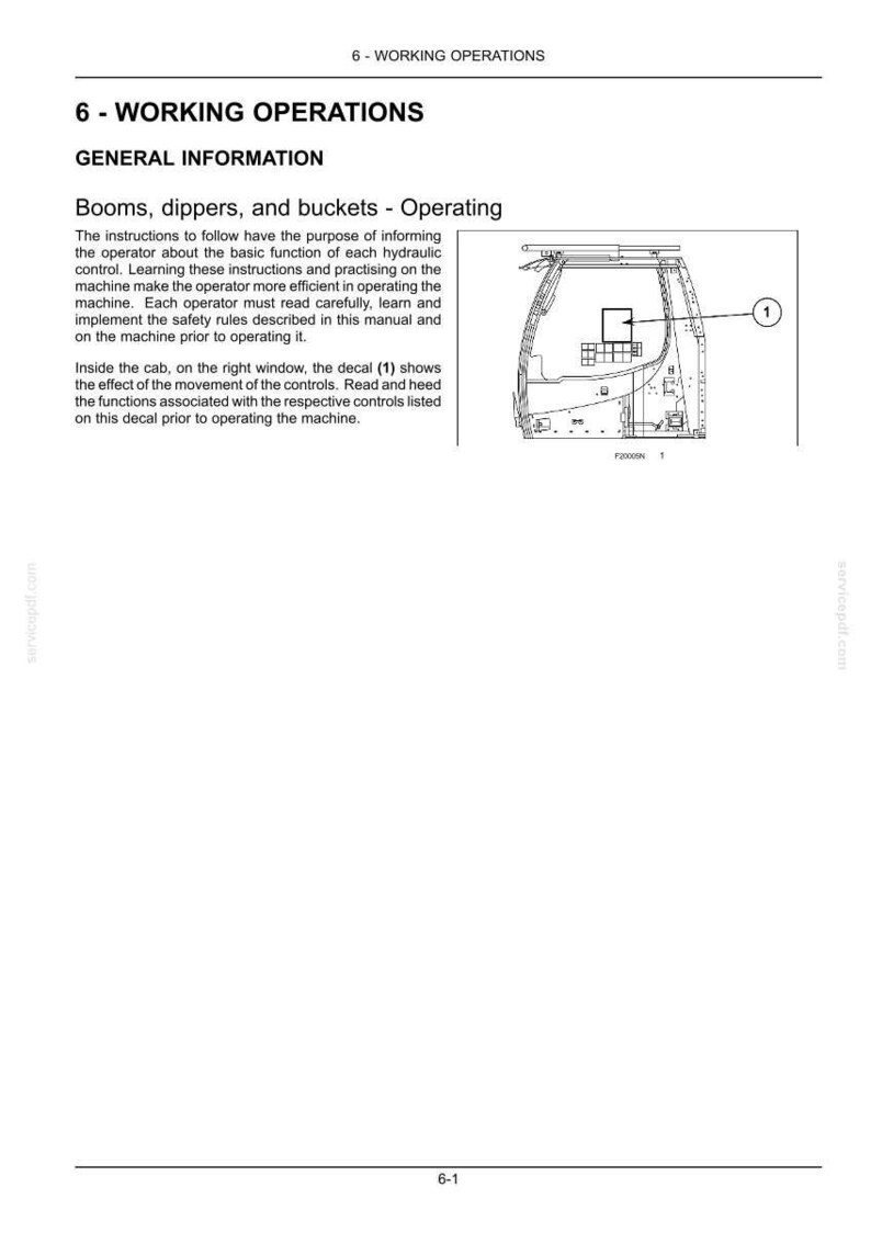 New Holland WE150B Hjulgrävmaskin, bruksanvisning | Direkt PDF-nedladdning bild 7