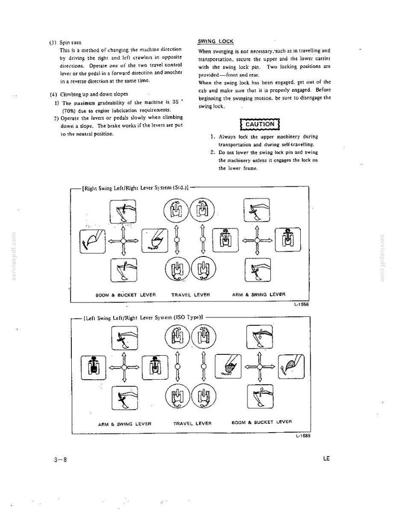 Kobelco K903-II Hydraulic Excavator Operator Owners Operation Manual | Instant PDF Download image 5