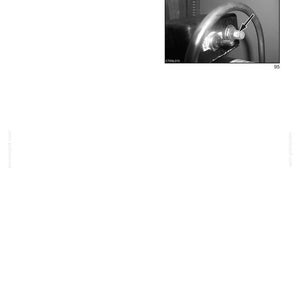 May include: Black and white image of a pump control panel. The panel includes a circular handle, a switch, and a fuse. The text "SECTION 4 - CONTROLS/INSTRUMENTS/ACCESSORIES" is at the top. The note states the pump is equipped with a 20 Amp fuse.
