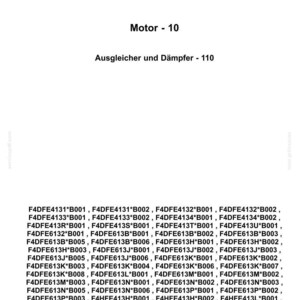 Steyr Nef Tier 4B ( final ) F4DFE413, F4DFE613, F4HFE413, F4HFE613 Motor Wartungsheft Reparatur Werkstattheft | PDF-Download Bild 8