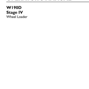 New Holland W190D Stage IV Wheel Loader Operator Owners Operation Manual | Instant PDF Download image 3
