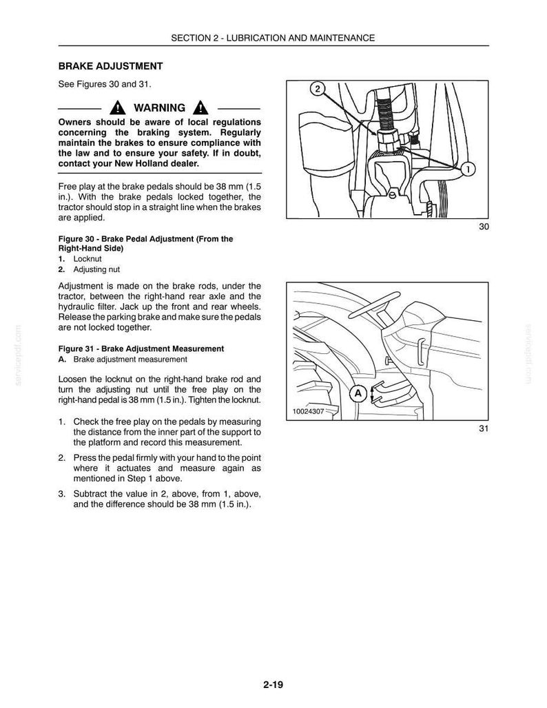 New Holland TB120 Mudder Tractor Operator Owners Operation Manual | Instant PDF Download image 8