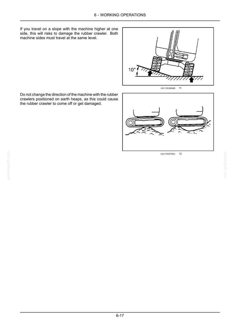 Manual de operación y mantenimiento de la miniexcavadora New Holland E35b Sr, E39B SR / Descarga instantánea en PDF imagen 7