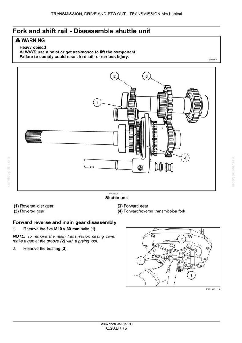 New Holland Boomer 30, Boomer 35 kompakttraktor service- och reparationshandbok | Direkt PDF-nedladdning bild 7
