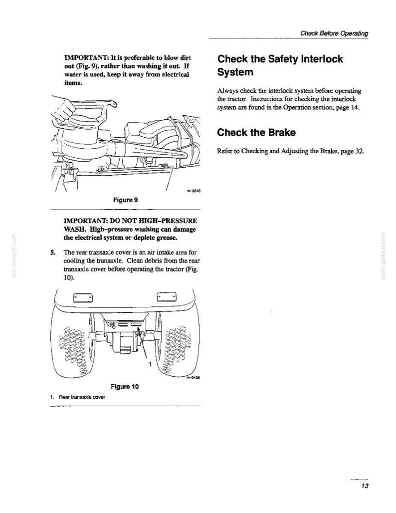 New Holland GT20 Garden Tractor Operator Owners Operation Manual | Instant PDF Download image 5
