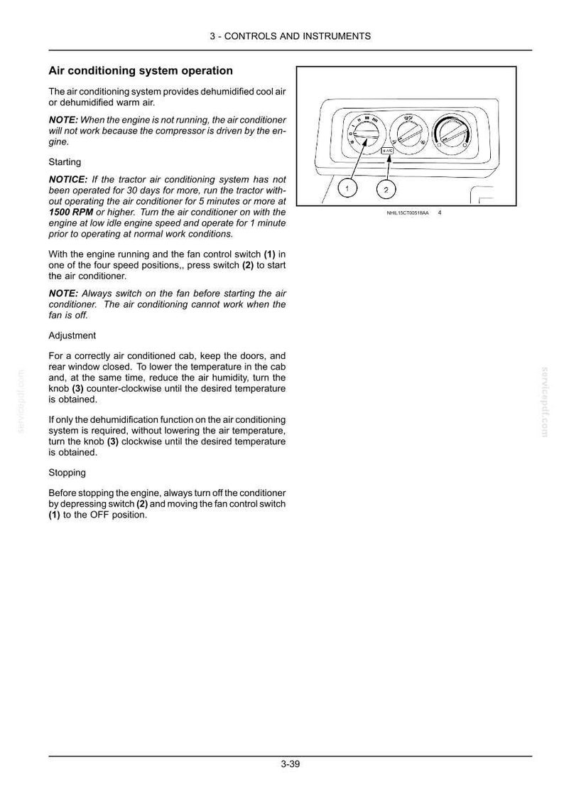 New Holland Boomer 37 Compact Tractor Operator Owners Operation Manual | Instant PDF Download image 6